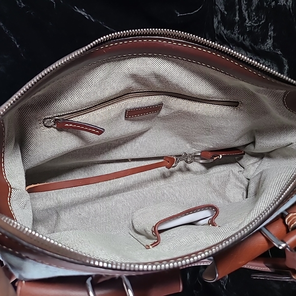 FINAL DISCOUNT Denim and Leather Handbag - Picture 5 of 11